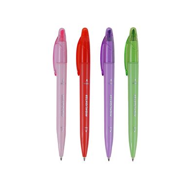 Set Plumones Doble Punta Con Bolígrafo Multicolor 4 Piezas