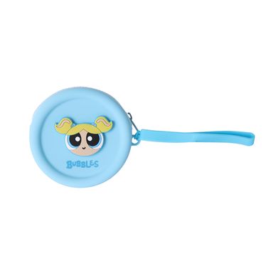 Monedero Las Chicas Superpoderosas Burbuja Silicona Azul 9.8x9x2.8 cm