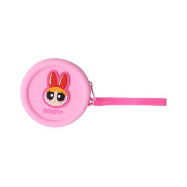 Monedero Las Chicas Superpoderosas Bombón Silicona Rosa 9.8x9x2.8 cm