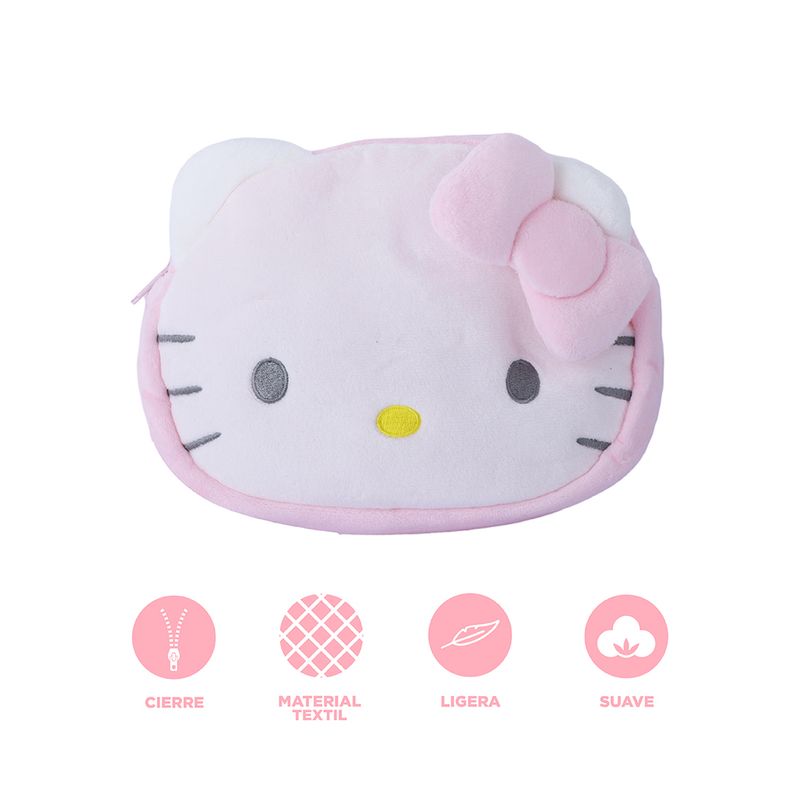 Mini-Mochila-Sanrio-Hello-Kitty-100-Poli-ster-Rosa-23x19x10-cm-3-21167