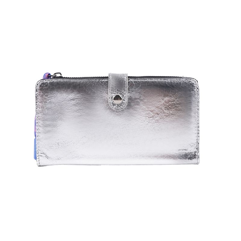 Cartera-Larga-Para-Mujer-Metalizada-Sint-tica-Plateada-19x11-cm-1-30384