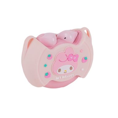 Audífonos Inalámbricos Con Estuche De Carga Sanrio My Melody Rosas TWS
