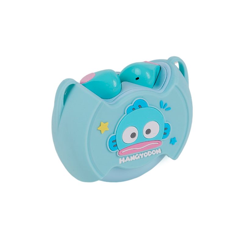 Aud-fonos-Inal-mbricos-Con-Estuche-De-Carga-Sanrio-Hangyodon-Verde-Aqua-TWS-1-30396