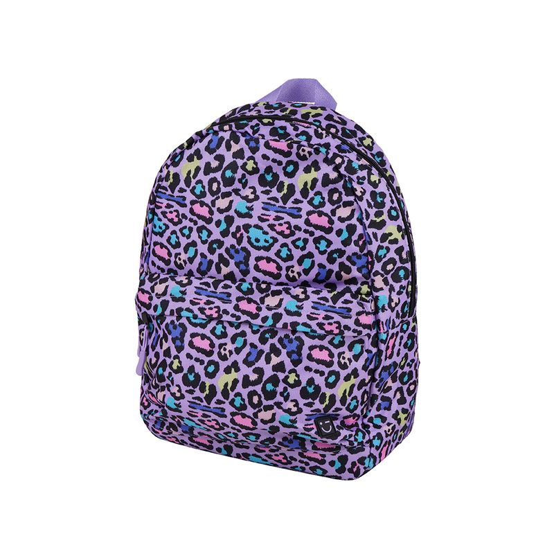 Mochila-Casual-Estampado-Animal-Print-Textil-Lila-28x39-cm-1-30427