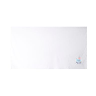 Manta Bordado De Nube Textil Blanca 140x90 cm