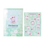 Libreta-Sanrio-Pochacco-Pasta-Suave-Verde-12-3x18-3-cm-Cuadriculada-80-Hojas-1-30493