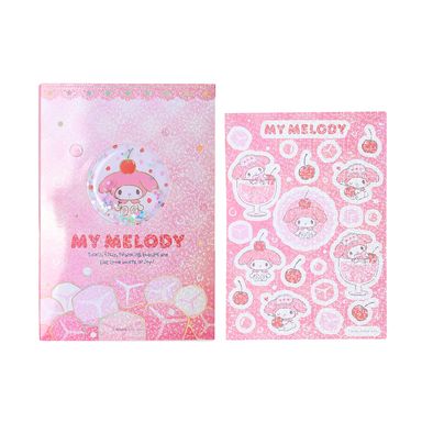 Libreta Sanrio My Melody Pasta Suave Rosa 12.3x18.3 cm Cuadriculada 80 Hojas