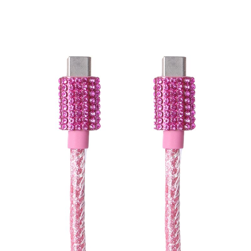 Cable-De-Carga-Y-Datos-Tipo-C-Nailon-Reforzado-Rosa-1-m-60-W-Diamond-Like-1-30496