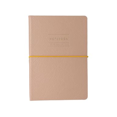 Libreta Pasta Dura Café 21.1x14.4 cm 80 Hojas Rayas
