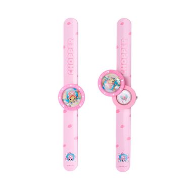 Reloj Slap One Piece Tony Tony Chopper Infantil Rosa