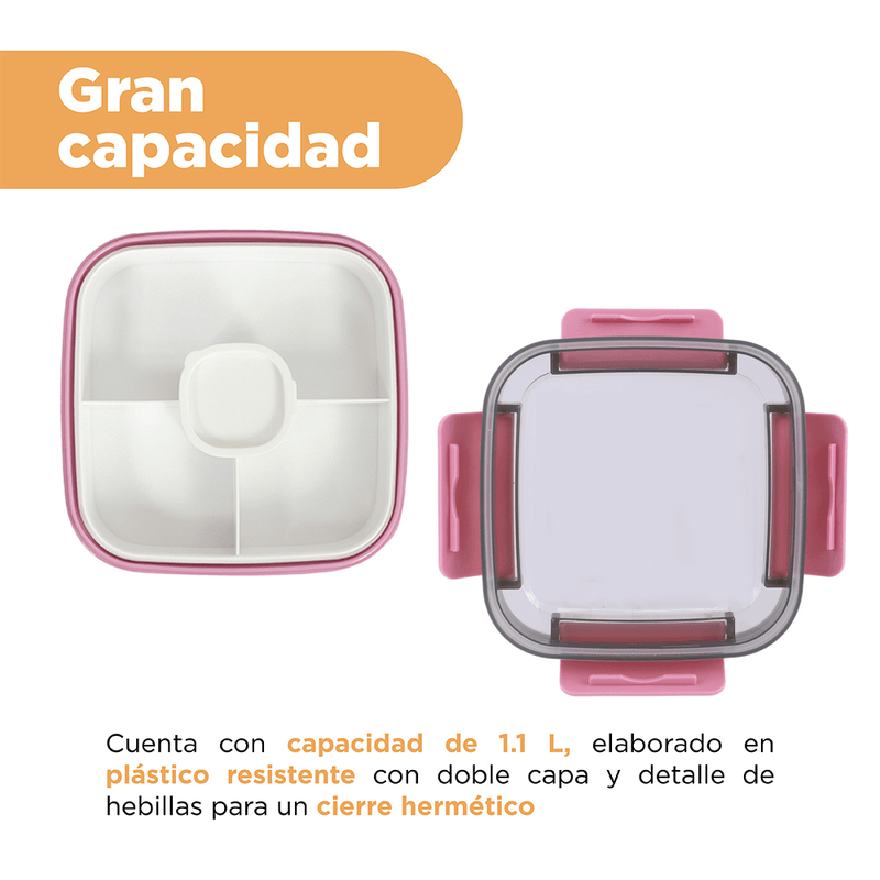 Contenedor-De-Doble-Capa-Para-Ensalada-Miniso-Rosa-1100-ml-6-10534