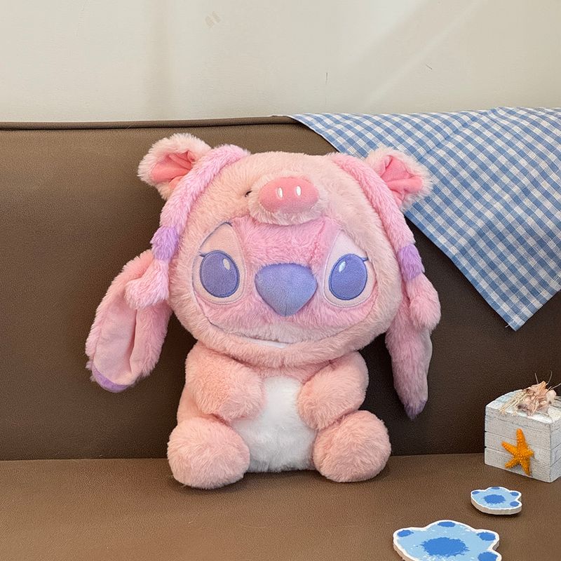 Peluche-LILO-STITCH-DISNEY-ngel-Disfrazada-De-Cerdito-2-24900