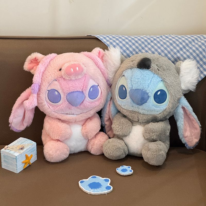 Peluche-LILO-STITCH-DISNEY-ngel-Disfrazada-De-Cerdito-3-24900