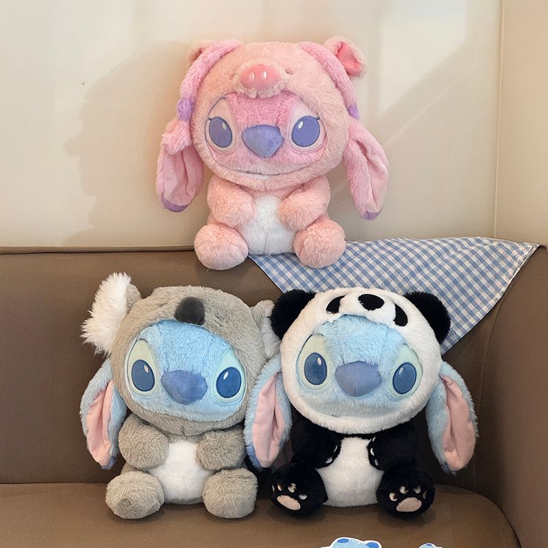 Peluche-LILO-STITCH-DISNEY-ngel-Disfrazada-De-Cerdito-4-24900