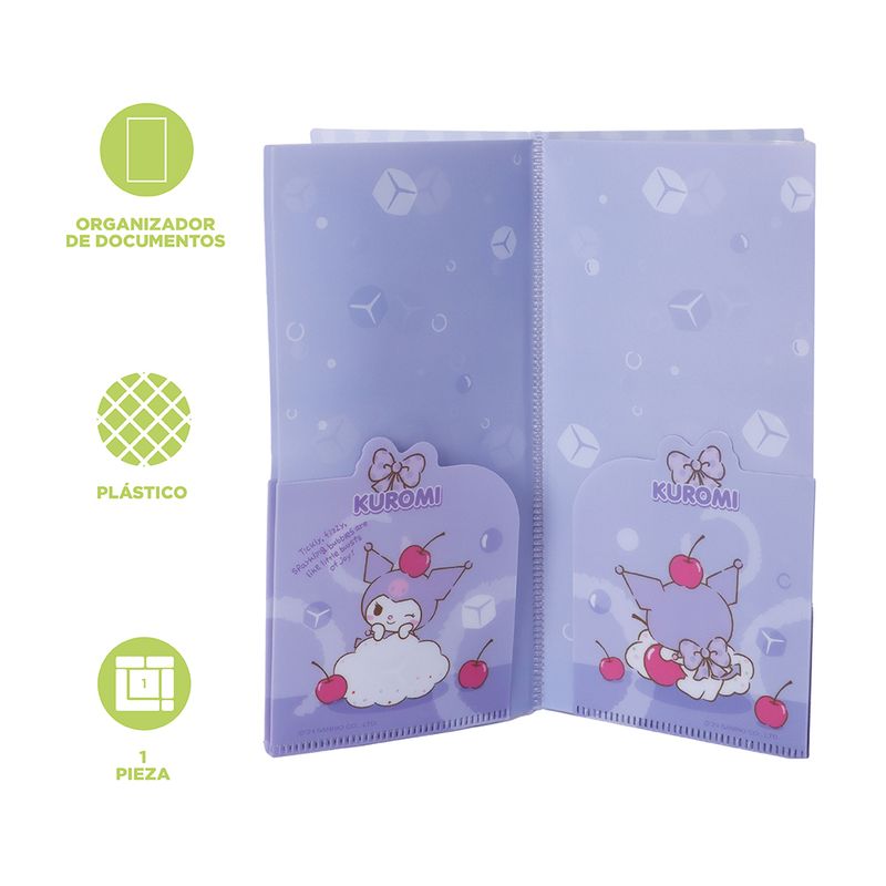 Organizador-De-Documentos-Sanrio-Kuromi-Sint-tico-Morado-19-6x9-8-cm-6-30523