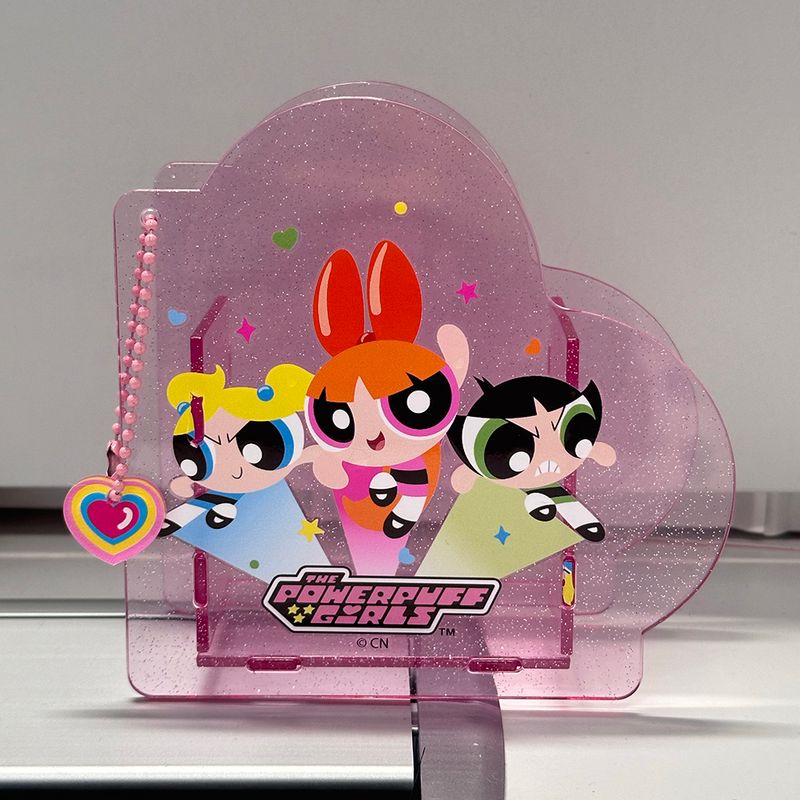 Organizador-De-Escritorio-Las-Chicas-Superpoderosas-Portal-pices-Armable-Pl-stico-Rosa-12x5-1x12-cm-2-29485