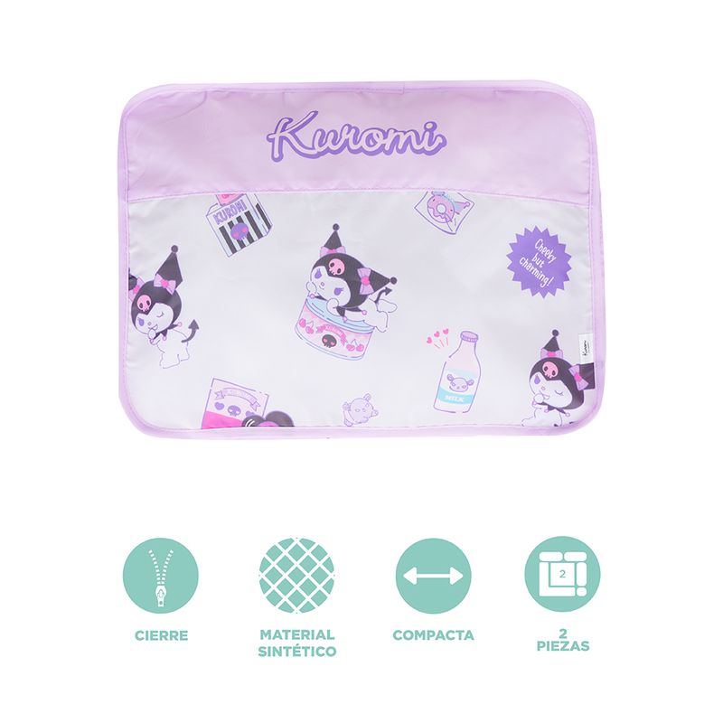 Set-Bolsas-De-Viaje-Sanrio-Kuromi-Textiles-Morados-25x32-cm-30x40-cm-2-Piezas-4-30654