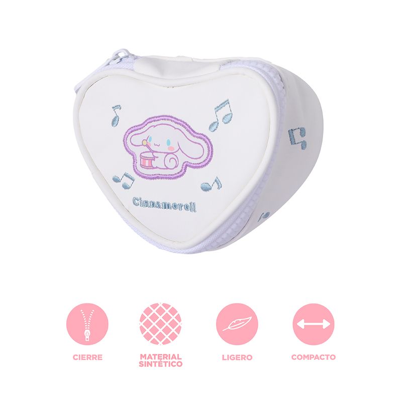 Monedero-Sanrio-Cinnamoroll-En-Forma-De-Coraz-n-Sint-tico-Blanco-11x9x6-cm-3-30672