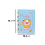 Libreta-De-Espiral-Cerdita-Gigi-Pasta-Dura-Azul-10-8x15-3-cm-50-Hojas-4-30693