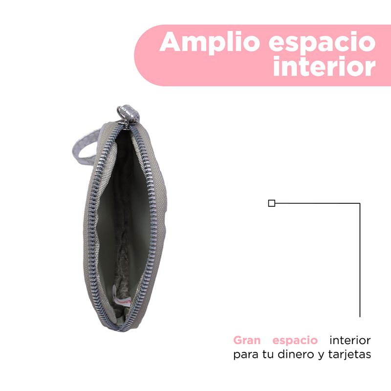 Monedero-Tipo-Piel-De-Cocodrilo-Sint-tico-Plateado-13x10x2-cm-4-30713