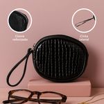 Monedero-Con-Correa-Tipo-Piel-De-Cocodrilo-Sint-tico-Negro-13x10x2-cm-5-30714