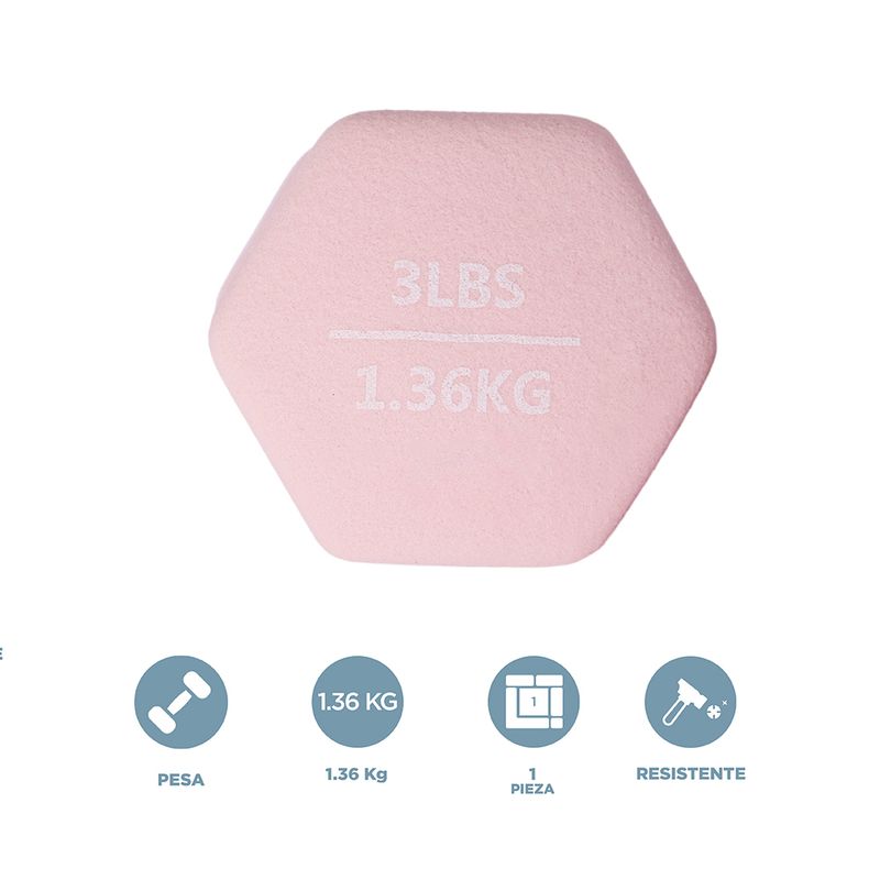 Mancuerna-Antideslizante-Revestimiento-De-Neopreno-Rosa-0-91-kg-3-30726