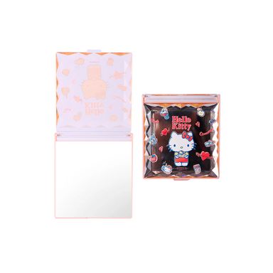 Espejo Compacto Sanrio Hello Kitty Sintético Multicolor