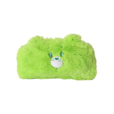 Lapicera Ositos Cariñositos Suertosito Afelpada Textil Verde 20x11 cm