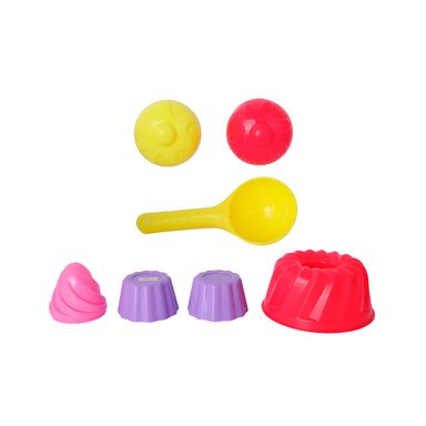 Juguete Para Playa Creación De Postres 7 Piezas