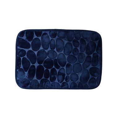 Tapete Decorativo Textil Azul 60x40 cm
