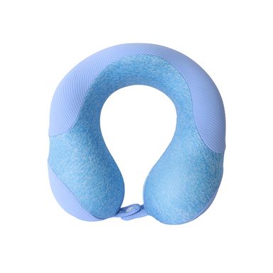 Almohada De Viaje Memory Foam Azul 23x24 cm