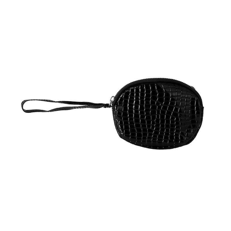 Monedero-Con-Correa-Tipo-Piel-De-Cocodrilo-Sint-tico-Negro-13x10x2-cm-1-30714