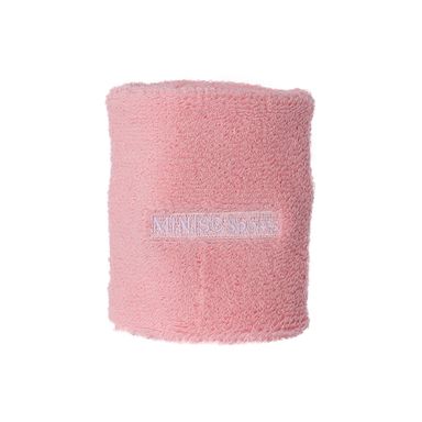 Muñequera Deportiva Absorbente Al Sudor Textil Rosa 8x8.5 cm