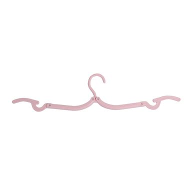 Set Ganchos Para Ropa Plegables Sintéticos Rosas 3 Piezas