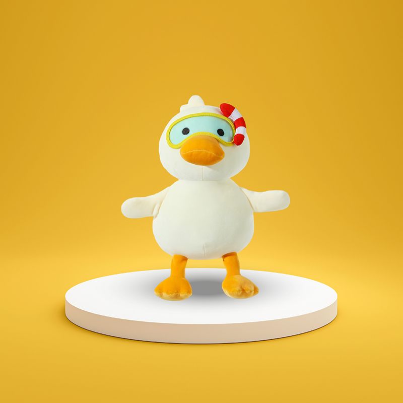 Peluche-de-Pato-Sentado-con-Snorkel-Diving-Duck-Miniso-Felpa-2-10682