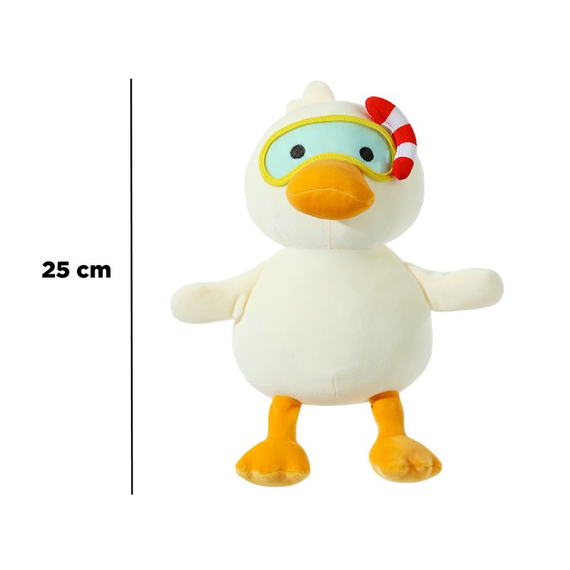 Peluche-de-Pato-Sentado-con-Snorkel-Diving-Duck-Miniso-Felpa-7-10682