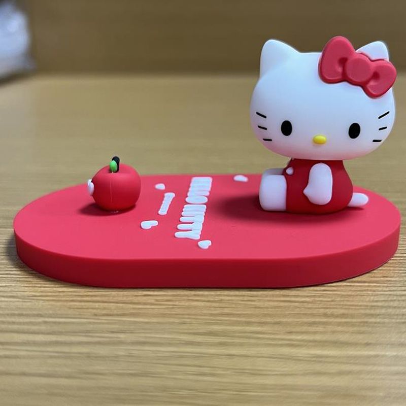 Soporte-Para-Celular-De-Escritorio-Sanrio-Hello-Kitty-Silicona-Rojo-9x6-5x6-2-cm-2-23136