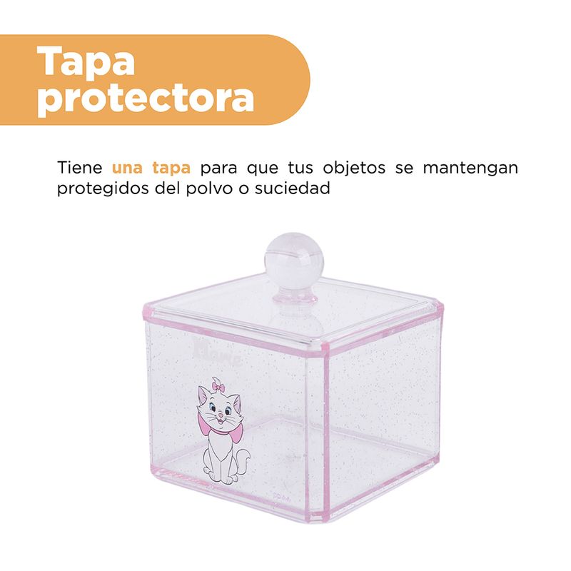 Cesta-De-Almacenamiento-Disney-Marie-Pl-stico-Transparente-9-4x10-cm-5-22127
