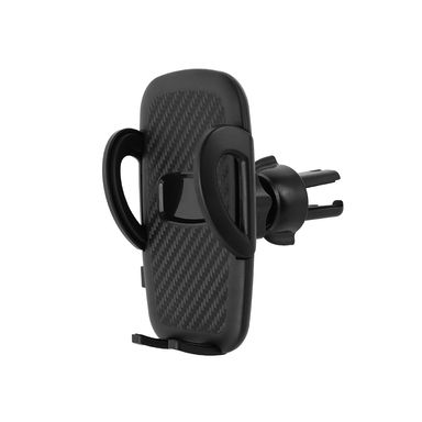 Soporte De Celular Para Auto Sintético Negro 7x11.2 cm