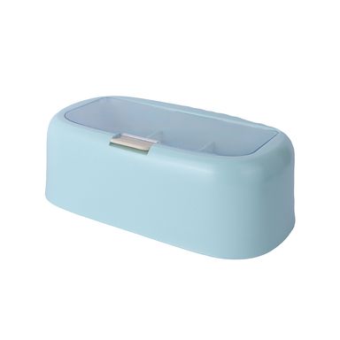 Organizador De Maquillaje Antipolvo Plástico Verde Aqua 27x9.5x14.3 cm