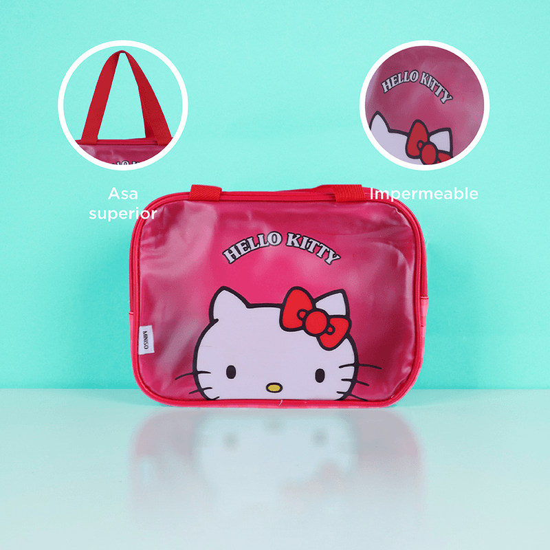 Neceser-De-Viaje-Sanrio-Hello-Kitty-Impermeable-Sint-tico-Rojo-25x10x18-cm-6-17137