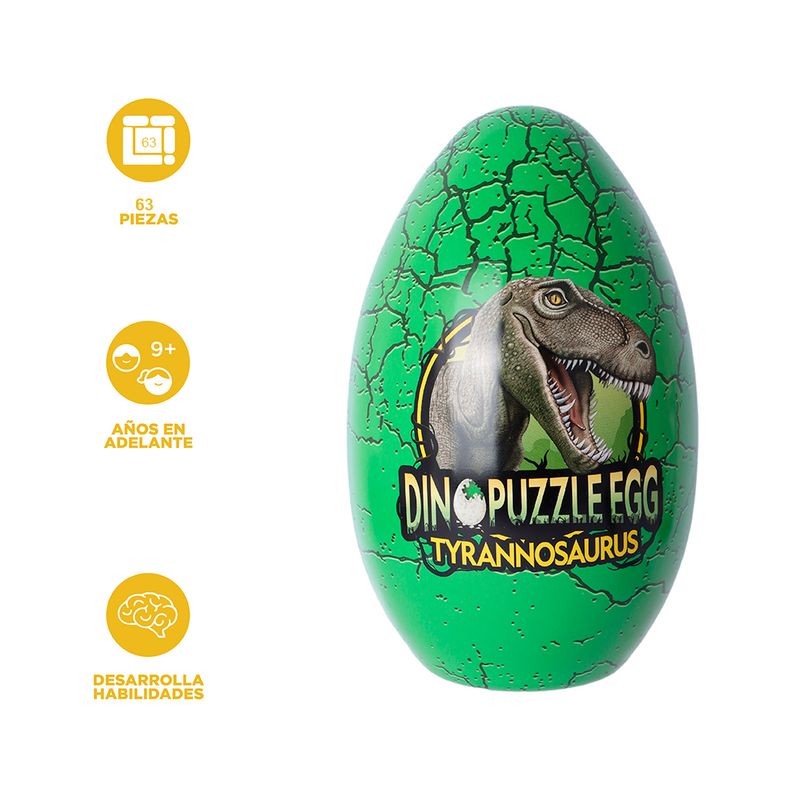 Rompecabezas-Tyrannosaurus-Rex-63-Piezas-4-30761