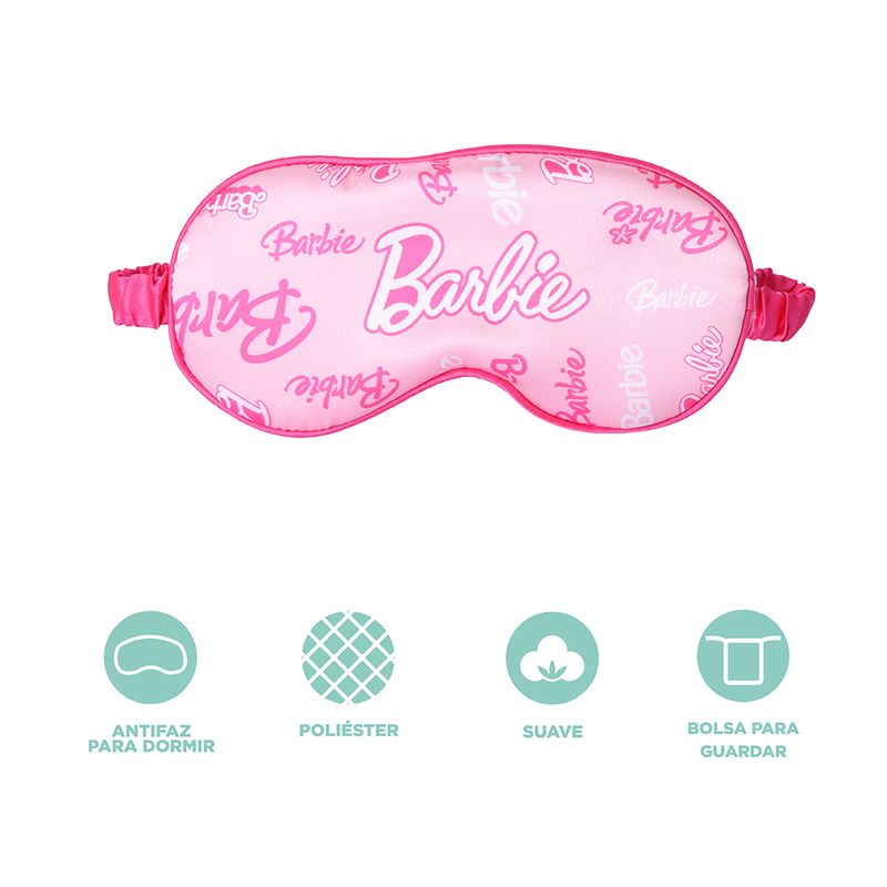 Antifaz-Para-Dormir-Con-Funda-Barbie-Estampado-Tipogr-fico-Textil-Rosa-20x10-cm-3-30773