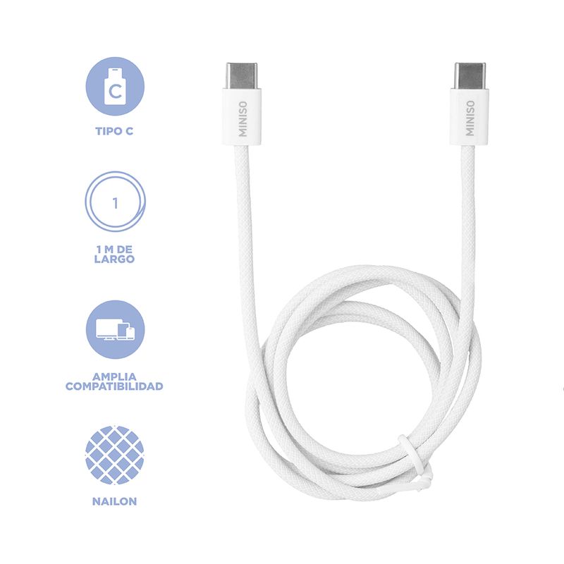 Cable-De-Carga-Y-Datos-Tipo-C-Reforzado-En-Nailon-Blanco-1-m-3-30775