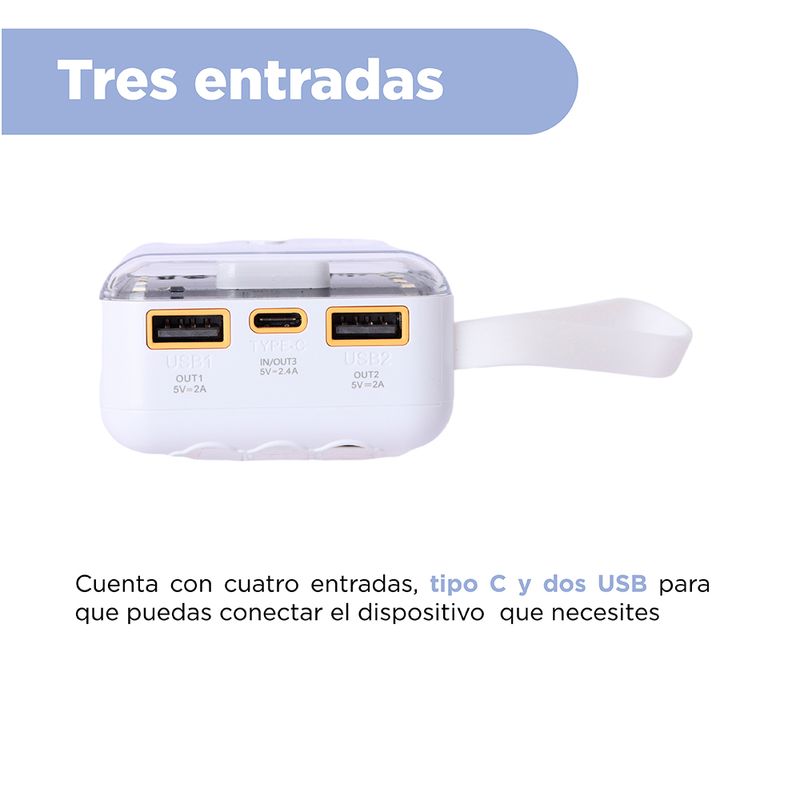 Bater-a-Port-til-Power-Bank-Con-Cables-USB-Lightning-Y-Tipo-C-Blanca-8-9x6-3x3-5-cm-10000-MAh-4-30783
