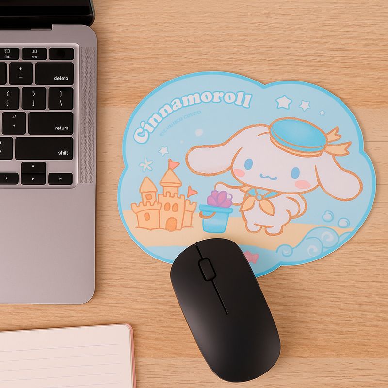 Mouse-Pad-Sanrio-Cinnamoroll-Aventuras-En-La-Playa-Textil-Azul-24x19-cm-2-30811