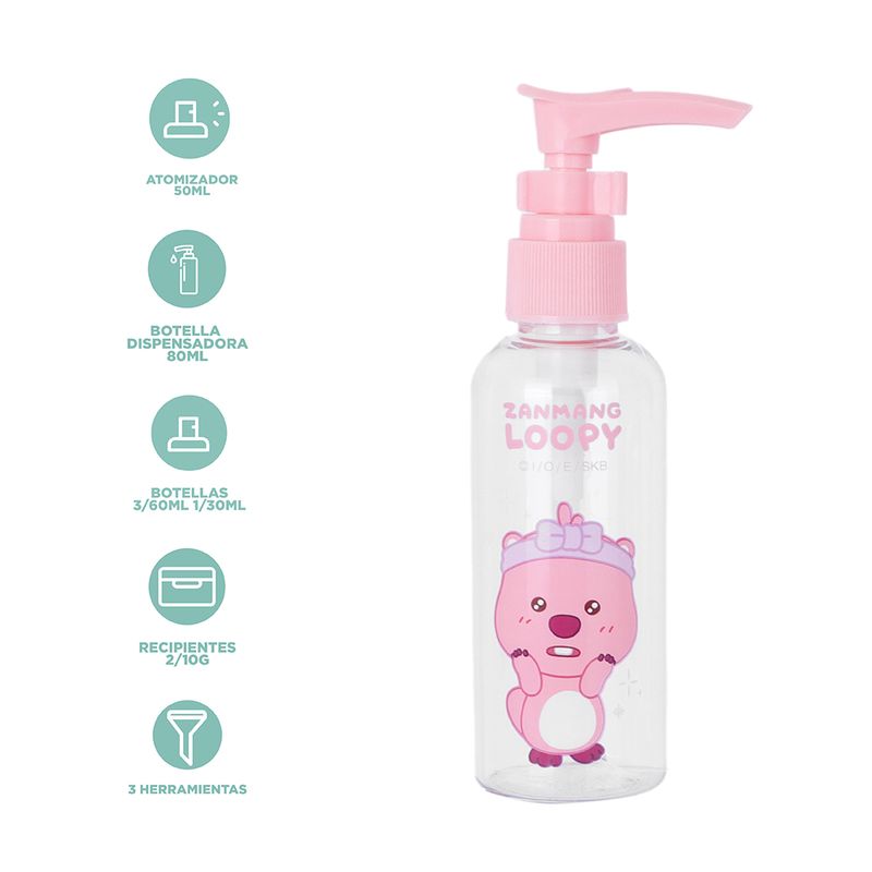Kit-Botellas-De-Viaje-Zanmang-Loopy-Sint-ticas-Rosas-10-Piezas-3-30840