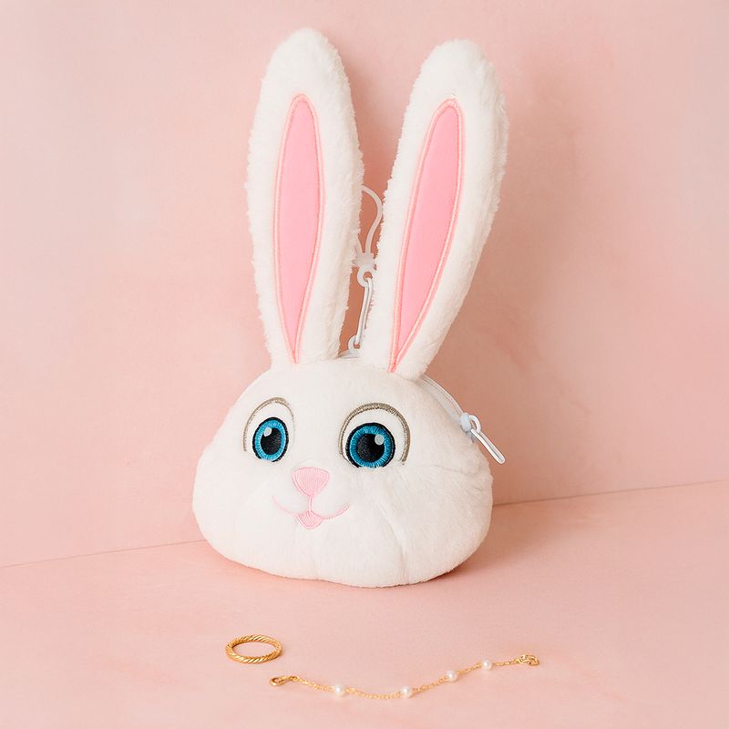 Monedero-La-vida-secreta-de-tus-mascotas-Snowball-Textil-Blanco-12-cm-2-30861