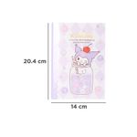 Libreta-Sanrio-Kuromi-Pasta-Suave-Lila-14x20-4-cm-104-Hojas-Rayas-4-30883