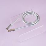 Cable-De-Carga-R-pida-Y-Datos-Tipo-C-Nailon-Reforzado-Plateado-1-m-60-W-3-30899